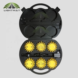 Luz de Alerta de Avería en Carretera de Diseño Exclusivo, Material de PC Ultra Duradero, Señal de Seguridad Magnética para Carreteras - Product Image 1