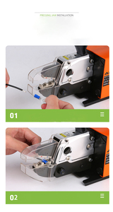 Herramienta de crimpado neumática D2000301 AM-10, prensa fría manual, crimpadora de extremos flexible portátil - Product Image 2