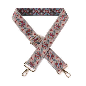 Correa de tela de 5 cm con patrón bordado para uso en bandoleras - Product Image 1