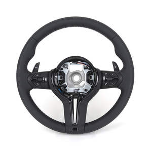 Volant de course YUNZ M Sport en fibre de <span class=keywords><strong>carbone</strong></span> personnalisé à 3 branches avec surpiqûres sur mesure pour BMW – En stock - Product Image 1