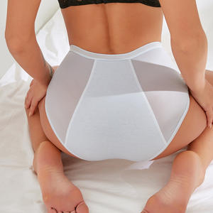 Sous-vêtements physiologiques grande taille, culotte menstruelle fine anti-fuite, sous-vêtements sanitaires respirants pour femmes pendant les menstruations - Product Image 2