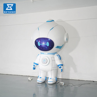 Sculpture de robot géant gonflable personnalisée, robot de dessin animé gonflable, mascotte de dessin animé, modèle de robot gonflable pour Toyota