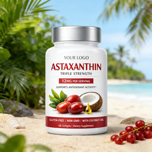 Cápsulas Blandas de Astaxantina Islandesa de Triple Potencia, Apoyo Antioxidante, Beneficios para la Salud de la Piel y los Ojos, Bienestar Diario para Adultos - Product Image 1