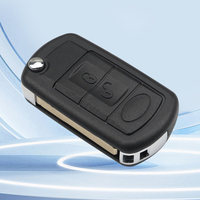 Clé de télécommande de voiture pliante MS 3 boutons 433MHz NT8-15K6014CFFTXA à puce ID46 pour LAND ROVER 2006-2011 Clé vierge automatique
