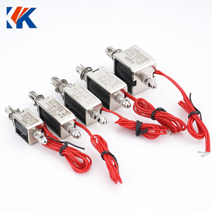 KK-0826B DC5V 6V 12V <span class=keywords><strong>24V</strong></span> 긴 스트로크 푸시 풀 강력한 견인 전자기 액추에이터 DC 잠금 푸시 풀 튜브 마이크로 전자기 - Product Image 4