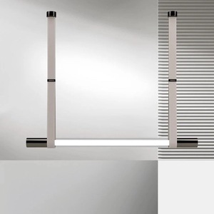 Simple Creative Design Leather Strip Chandelier Minimalist Single-Line AC Powered for Living Room <b>Dining</b> Room Bar or Office - Product Image 2