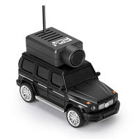 WLtoys Coche RC Mini FPV 1/64 con Cámara, Control Remoto de 4 Canales, Recargable, para Uso en Interiores/Exteriores, con Estuche de Almacenamiento Portátil