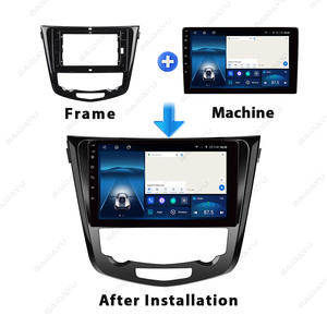Baidayu 10นิ้วแอนดรอยด์14วิทยุติดรถยนต์, วิทยุจีพีเอสเชื่อมต่อ USB CarPlay แผงควบคุมหน้าจอสัมผัสอัตโนมัติสำหรับนิสสัน2014นิสสัน <span class=keywords><strong>X</strong></span>-<span class=keywords><strong>TRAIL</strong></span> - Product Image 3
