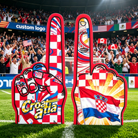 Main géante en mousse, design drapeau national, cadeaux pour événements sportifs, articles promotionnels en gros pour stades