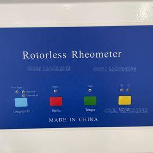 Reómetro de troquel de prueba de materia prima de caucho sin rotor con análisis por computadora muestra maquinaria de reómetro de probador - Product Image 5
