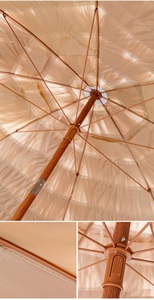1.6 à 3m <span class=keywords><strong>parasol</strong></span> de jardin <span class=keywords><strong>parasol</strong></span> de style hawaïen <span class=keywords><strong>parasol</strong></span> de plage pliable avec paille <span class=keywords><strong>raphia</strong></span> herbe extérieure - Product Image 4
