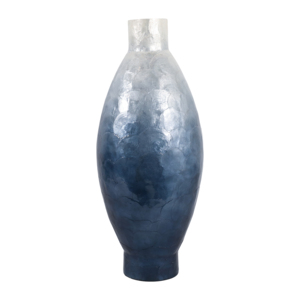 Vaso Decorativo Alto Ombre, Vaso per Fiori Contemporaneo Texturizzato per Soggiorno, Ufficio e Tavolo - Product Image 3