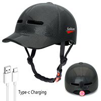 Gorra de Béisbol Simple Negra para Hombre y Mujer, Protector de Cabeza para Ciclismo Urbano, Casco de Béisbol