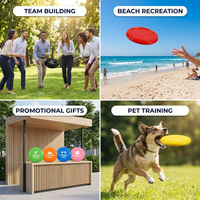 Disco Volador de Alta Calidad para Entrenamiento, con Logotipo Personalizado, Ligero, Resistente, para Deportes al Aire Libre, Juegos de Playa, Verano