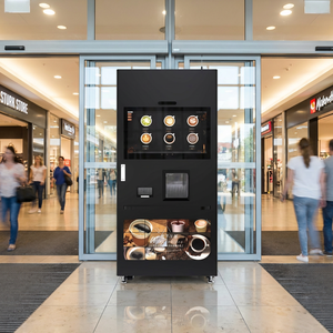 Máquina Expendedora <span class=keywords><strong>de</strong></span> Café Automática LE308G con Sistema <span class=keywords><strong>de</strong></span> Refrigeración por Compresor, Dispensador Comercial <span class=keywords><strong>de</strong></span> Bebidas Calientes y Frías para Centros Comerciales - Product Image 1