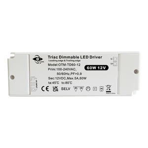 Ce TRIAC Dimmable điện áp không đổi dẫn lái xe 60W dẫn cung cấp điện dẫn biến áp 12V - Product Image 1