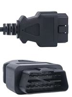 Cable Adaptador de OBD2 a 6 Conectores DB9, Interfaz Serial RS232 con Arnés
