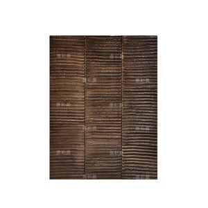 Pintura al Óleo de Estilo Vintage, Arte Mural Texturizado en 3D, Marco Marrón Oscuro, Impresionismo Rectangular, Decoración de Fondo para Sala de Estar y Sofá - Product Image 5