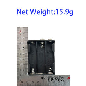 OKYN231217-3 Boîtier de support de pile double face en plastique 6*AA avec boucle pour pile 9V - Product Image 6