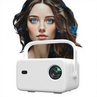 Nouveau projecteur portable Android 14 1080P pour home cinéma, 650 ANSI Lumens, garantie 30 jours, idéal pour l'export.