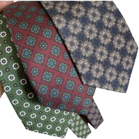 Cravate professionnelle en polyester jacquard écologique avec logo personnalisé, imprimée en monochrome, avec emballage individuel