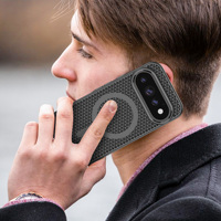 Coque pour Google Pixel 10 Pro XL 11 Pixel11, protection magnétique en maille nid d'abeille, coque de protection en métal pour objectif
