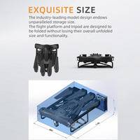 UAV lourd de qualité industrielle de 50kg avec cellule en fibre de carbone pliable de 70min de vol
