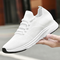 Offre Spéciale chaussures de sport hommes chaussure de course décontracté respirant à lacets rond été maille supérieure baskets