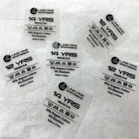 Étiquettes thermocollantes personnalisées pour vêtements, étiquettes de col lavables, étiquettes thermocollantes pour chemises