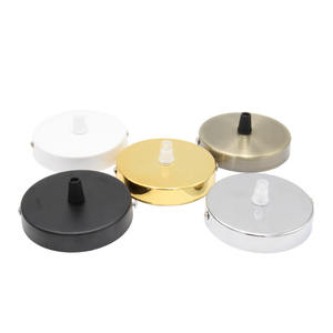 <span class=keywords><strong>Kit</strong></span> d'auvent <span class=keywords><strong>de</strong></span> lustre moderne en acier perle noire 100mm 120mm rosace <span class=keywords><strong>de</strong></span> plafond E27 plaque <span class=keywords><strong>de</strong></span> couverture <span class=keywords><strong>de</strong></span> luminaire pour suspension métal - Product Image 3