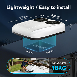<span class=keywords><strong>Climatiseur</strong></span> de toit 12V 24V tout-en-un <span class=keywords><strong>pour</strong></span> <span class=keywords><strong>camping</strong></span>-<span class=keywords><strong>car</strong></span>, chauffage et refroidissement, évaporateur 12V - Product Image 2