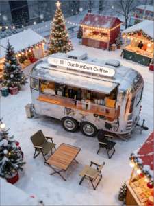 Remorque alimentaire en aluminium, idéale pour Instagram, avec finition miroir, pour les fêtes prénuptiales, les enterrements de vie de jeune fille et le service de bonbons - Product Image 6