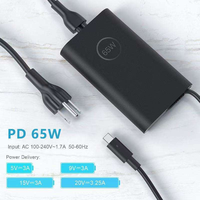 Produk Terlaris Charger Laptop Adapter Fast Charger PD 65W EU US AU UK Plug Charger Tipe C Charger Tipe C dengan Kabel