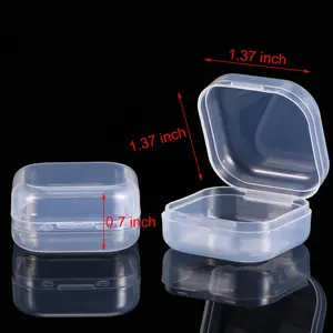 Plastic Box With Lock Box Translucency Material PP Plastic With Hasp Lock For Travel Customized Professional Medicine Pill Custom Printing Accept