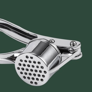 Wholesale Household Stainless Steel Garlic Press <b>Tool</b> Kitchen Large Manual Garlic Pressing Garlic Peeler - Product Image 2