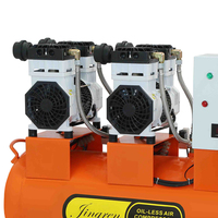 Compresseur d'air électrique portable Chine JR, neuf, avec moteur à piston sans huile, pompe à faible bruit, refroidissement par air