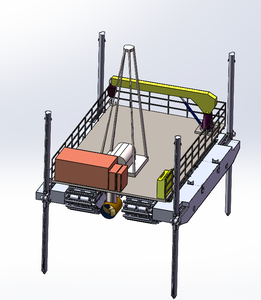 Camion à benne basculante amphibie moteur Cummins Kawasaki pelle sur chenilles hydraulique pour l'exploration de l'huile de moteur noyau de pompe en terrain marécageux - Product Image 4
