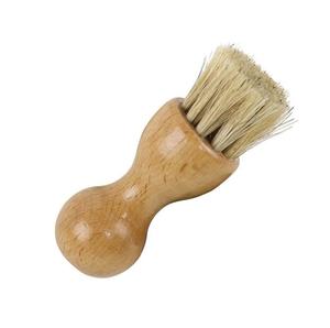 TDF Manche en bois Brosses à chaussures en poils de porc Brosse à cirer brillante pour polissage des <span class=keywords><strong>bottes</strong></span> - Product Image 5