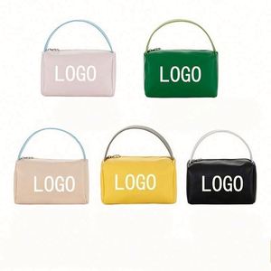 Bolsa de Viaje Cosmética de Gran Capacidad, Impermeable, de Cuero PU para Mujer, Organizador de Artículos de Aseo, Estuche de Maquillaje, Regalo - Product Image 1