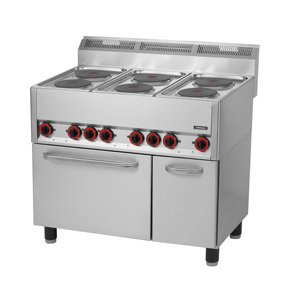 Horno Eléctrico con Ventilador GN 1/1 99, Estufa Eléctrica de 6 Quemadores - Product Image 1