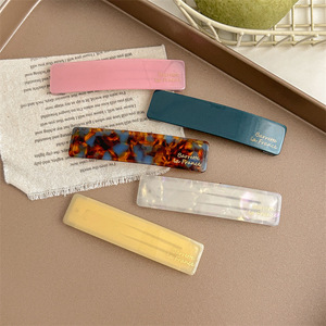 Corea acetato acrilico forcine per capelli da donna clip per capelli a scatto per ragazze - Product Image 2