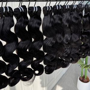 <b>Body</b> <b>Wave</b> Bundles Human Hair Raw Hair Natural Look Double Weft Soft Full Texture Supply - Product Image 2