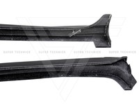 2014 VRS Ver faldas laterales de fibra de vidrio de estilo definitivo para Mitsubishi Lancer Evolution Evo X 2008-2015