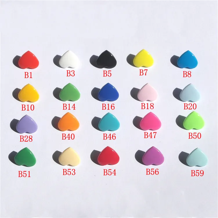 Plastic Button KAM Brand Heart Shape Snap Button Size 20 Plastic Buttons Fasteners For Cloth