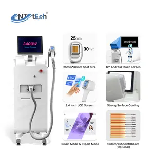 Fast Treatment 2400w 3 808 Wavelength Laser Hair Removal Machine For Sale