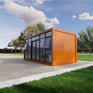 20 FT 40FT Confortável Novo Material Casa Simples Pequena Casa Shipping Container Aço Quadros Casas Preafricanas - Product Image 3