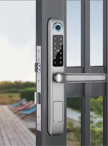 Serrure intelligente Ttlock Tuya avec empreinte digitale numérique, carte NFC, étiquette, clé, pour <span class=keywords><strong>porte</strong></span> en bois, alliage de zinc - Product Image 3