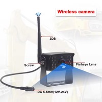 7 pouces 1080P moniteur sans fil aide à l'inversion vue de nuit camion système de caméra de recul sans fil