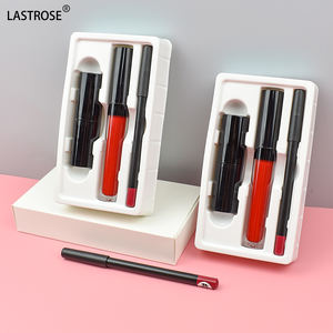 Nuevo juego de brillo de labios Popular, lápiz labial líquido cremoso mate, lápiz delineador, mirada de labios, 3 uds., Kit de cosméticos 3 en 1, juego de labios de larga duración - Product Image 3