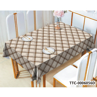 Nappe rectangulaire jetable et réutilisable en PVC, motif quadrillé, moderne, écologique, imperméable et anti-rayures pour la décoration intérieure